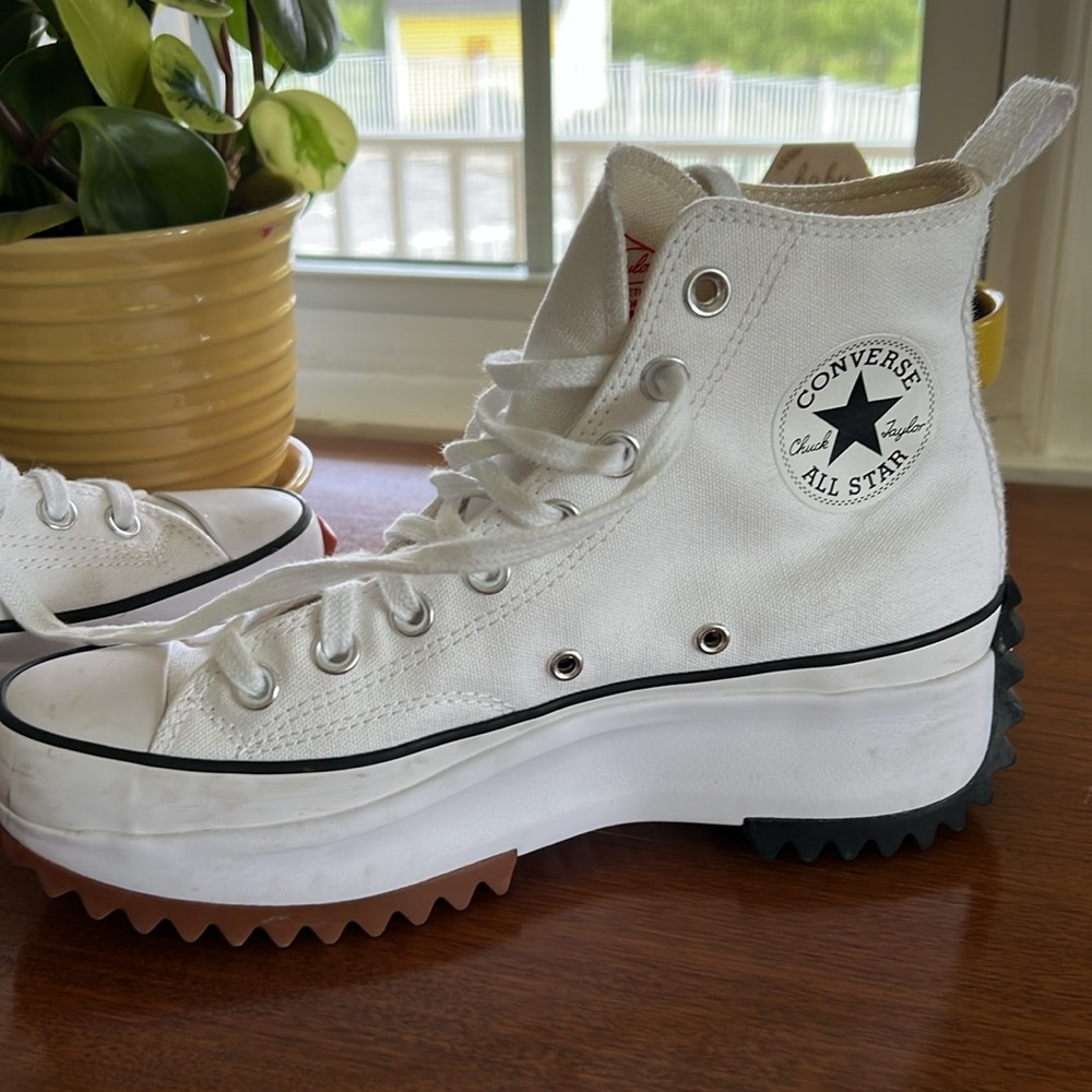 Converse Chuck Taylor Run Star Hike Canvas Platform Sneakers - Picture 6 of 7